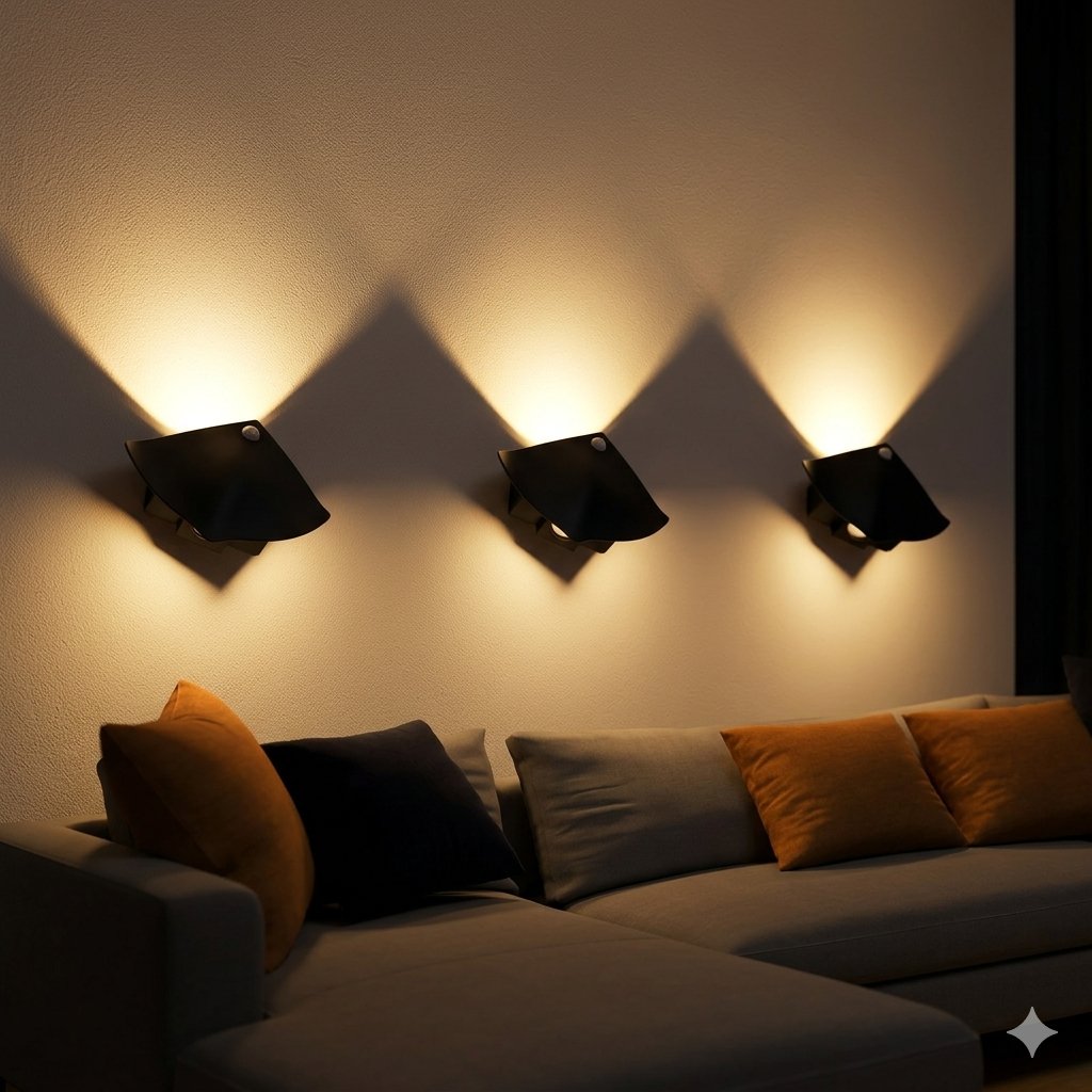Wireless USB Rechargeable Wall Lamp